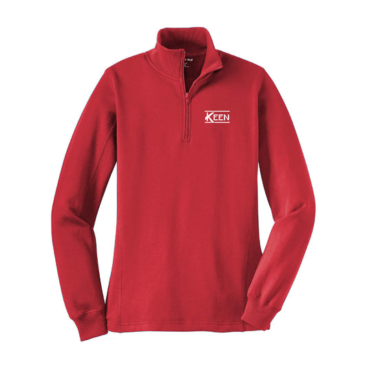 1/4-Zip Sweatshirt - Ladies Fit