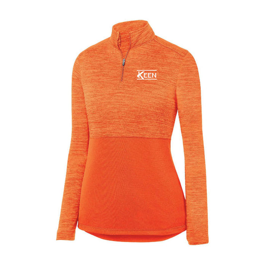 Shadow Tonal Heather Quarter-Zip - Ladies Fit