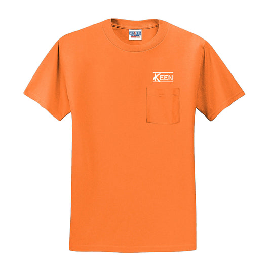 Dri-Power 50/50 Cotton/Poly Pocket T-Shirt - Unisex Fit