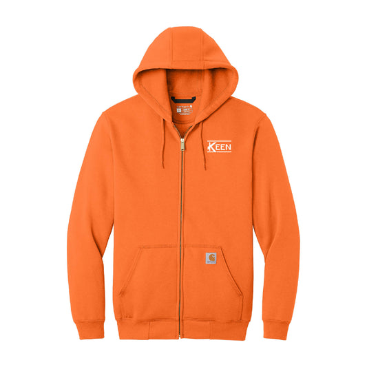 Midweight Hoozed Zip-Front Sweatshirt - Unisex Fit