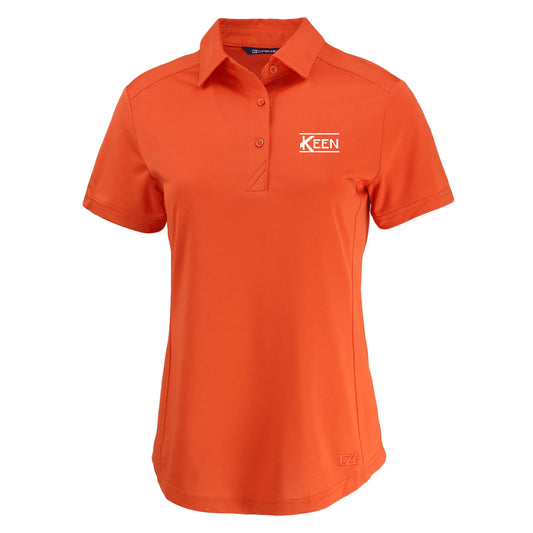 Prospect Eco Textured Stretch Recycled Short Sleeve Polo - Ladies Fit