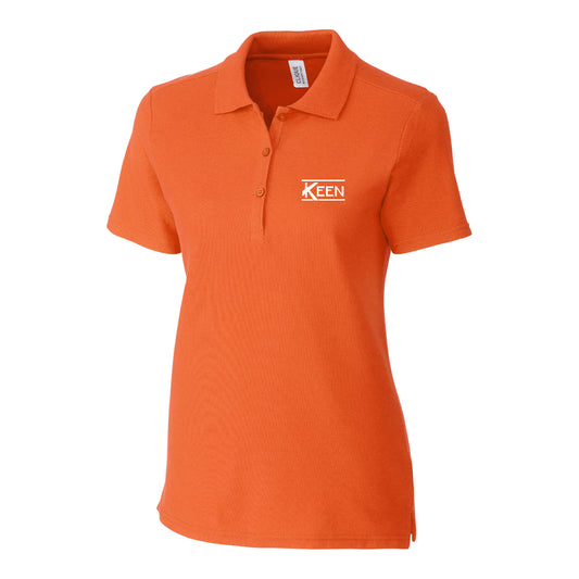 Addison All Cotton Pique Short Sleeve Polo - Ladies Fit