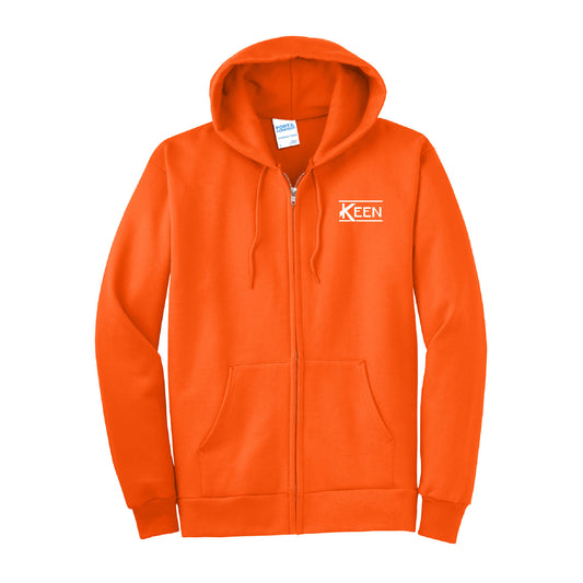 Tall Essential Fleece Full-Zip Hooded Sweatshirt - Unisex Fit