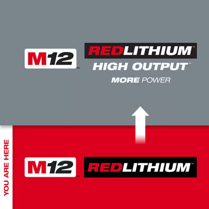 M12 12-Volt Lithium-Ion XC Extended Capacity Battery Pack 6.0Ah (4-Pack)